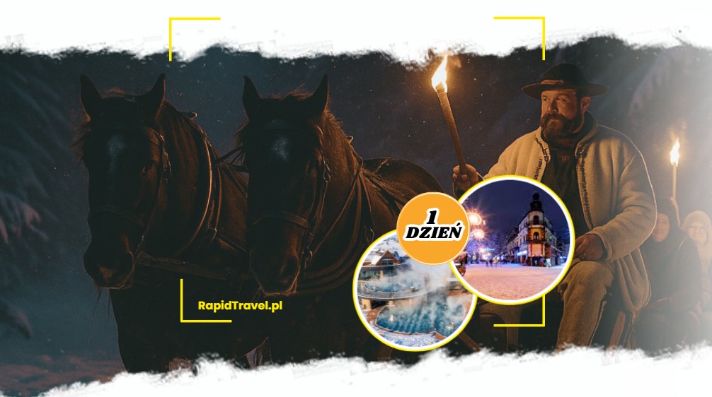 Zimowa przygoda: Zakopane, kulig z góralską biesiadą i termy