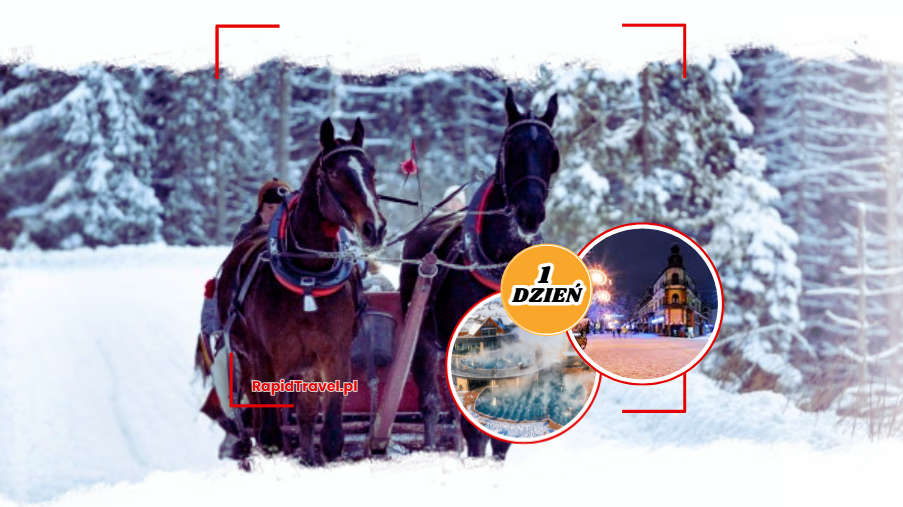 Wycieczka na kulig z góralską biesiadą i termy - ZIMOWA PRZYGODA